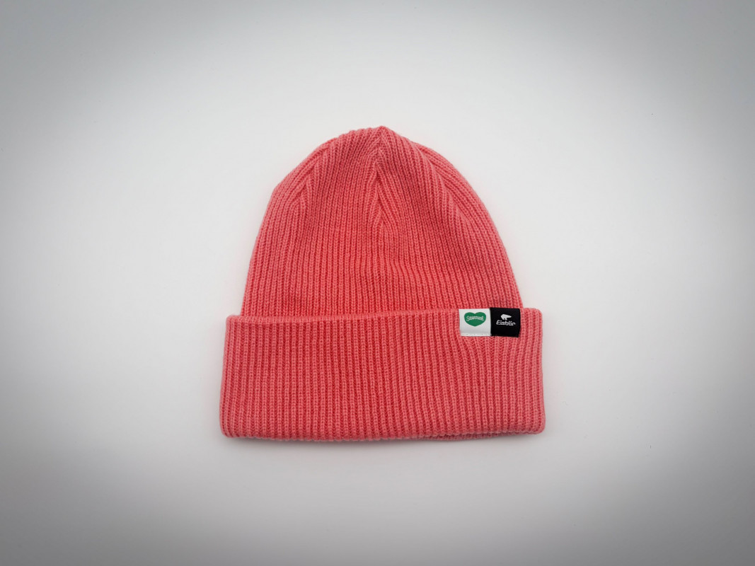 Eisbär-Mütze Salma Koralle
