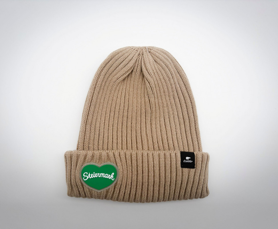Eisbär-Mütze Ripp Beige